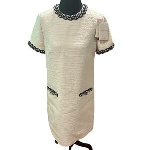 Valentino Ivory and Black Mini Dress